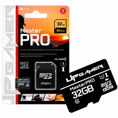 Cartão de Memória Micro SD HC Master PRO 32GB
