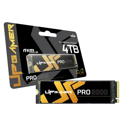 SSD M.2 UP Gamer 4TB NVMe PRO 5000 até 5000MB/s Leitura / até 4200MB/s de gravação