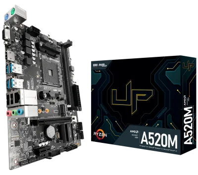 Placa Mãe UP Gamer A520M AMD AM4 m-ATX DDR4 M.2 NVMe UP-A520M