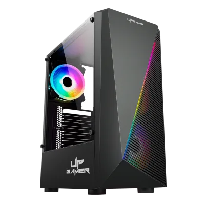 Gabinete UP Gamer Cronos RGB ATX Micro ATX Mini ATX Black