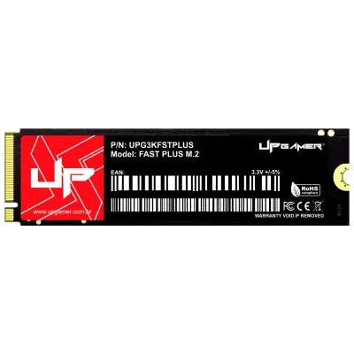 SSD UP Gamer Fast Plus Gen3 512GB M.2 NVMe Leitura e Gravação até 3000/2000MB/s