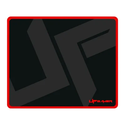 Mousepad UP Gamer Essential BLACK-RED-01 preto/vermelho