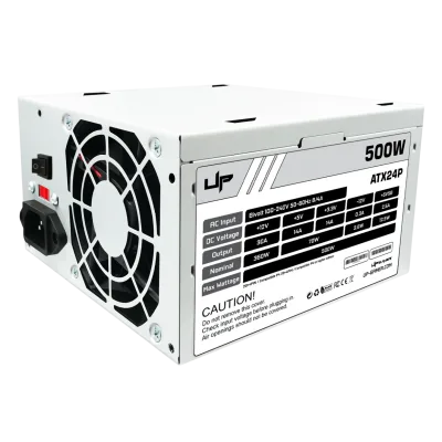 Fonte UP Gamer 500W ATX24P 24-Pin 50-60Hz 6/4A c/ Cabo, Bivolt Chaveada