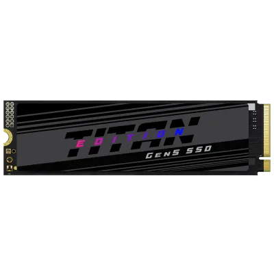 SSD UP Gamer Titan Edition Gen5 1TB M.2 NVMe Leitura até 14.000MB/s Gravação até 10.000MB/s